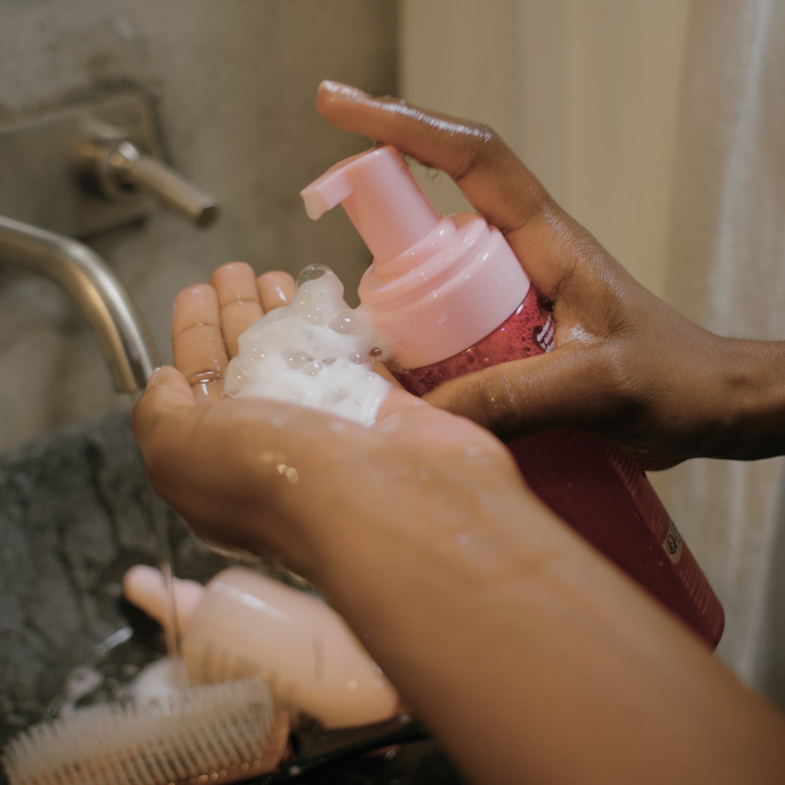 hydrating texture foam