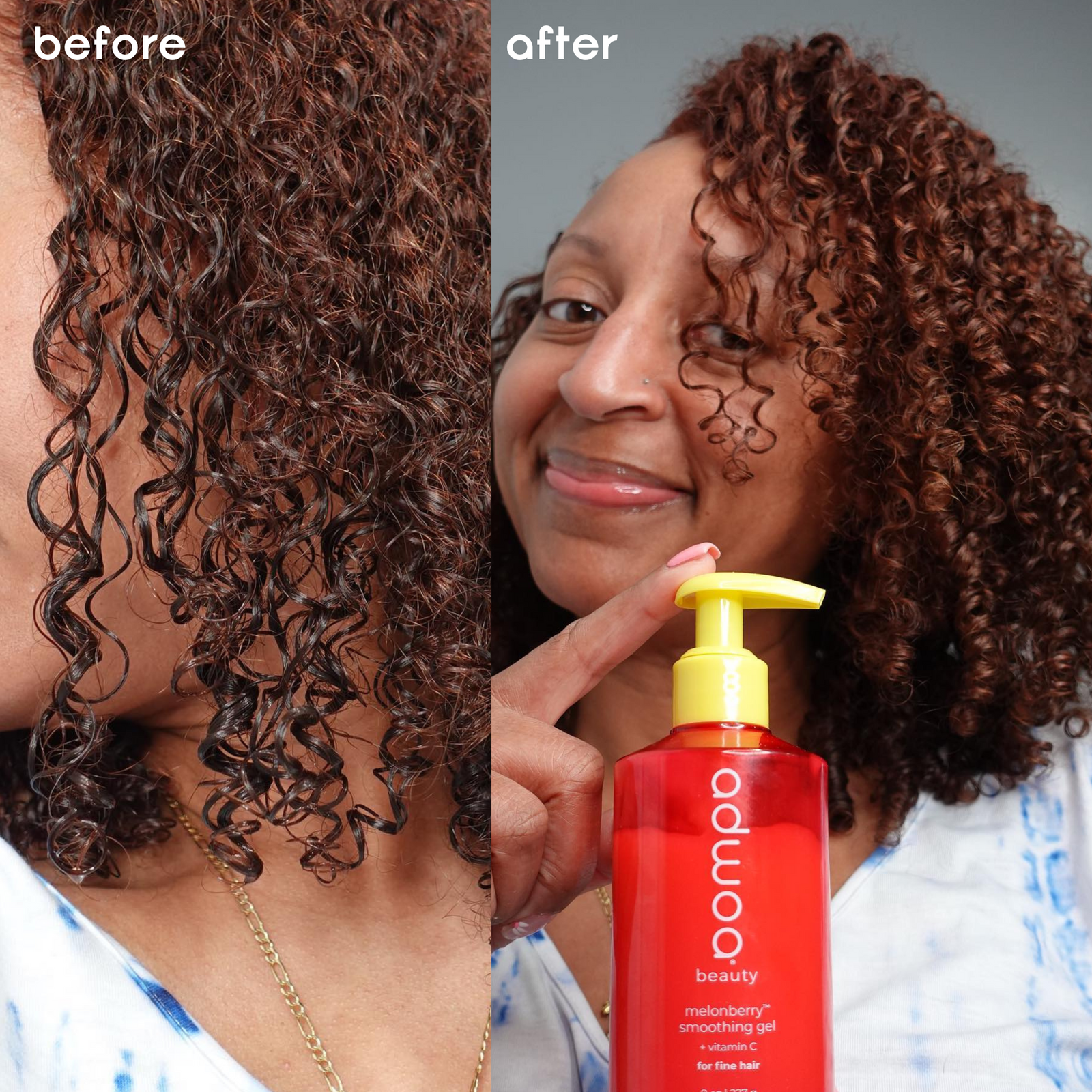 melonberry™ frizz fighting smoothing gel +vitamin C